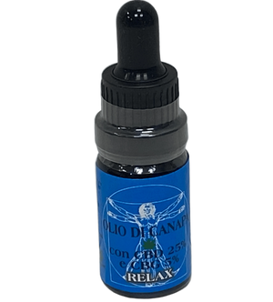 Olio di canapa RELAX con CBD 25%,CBG 5%
